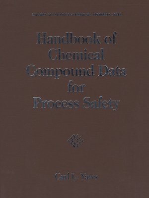 cover image of Handbook of Chemical Compound Data for Process Safety